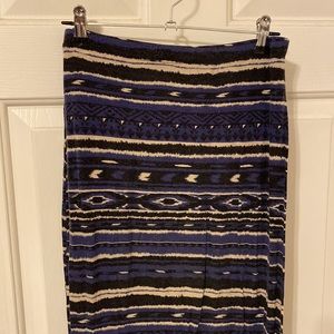Tribal Style Maxi Skirt